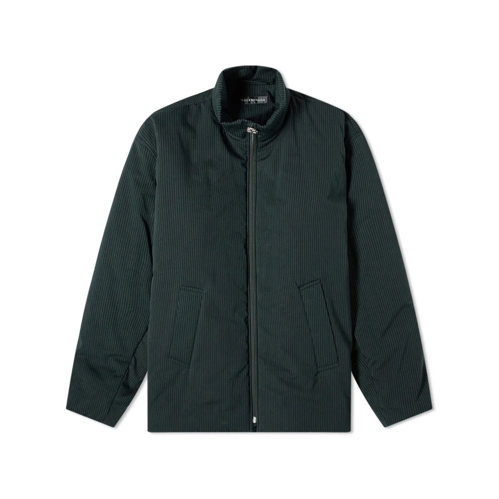 Black Cotton Full-Length Jacket - ventzia