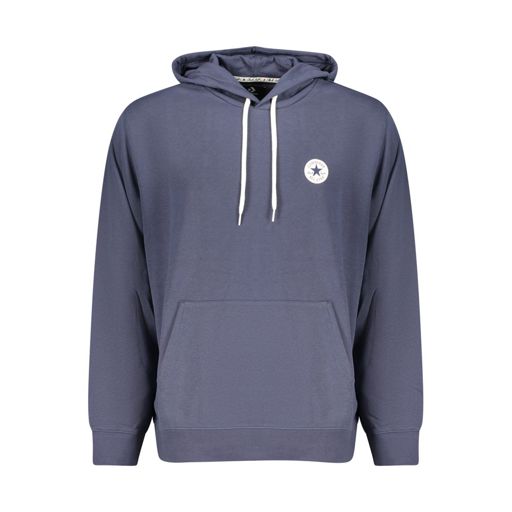 Blue Cotton Sweatshirt - ventzia