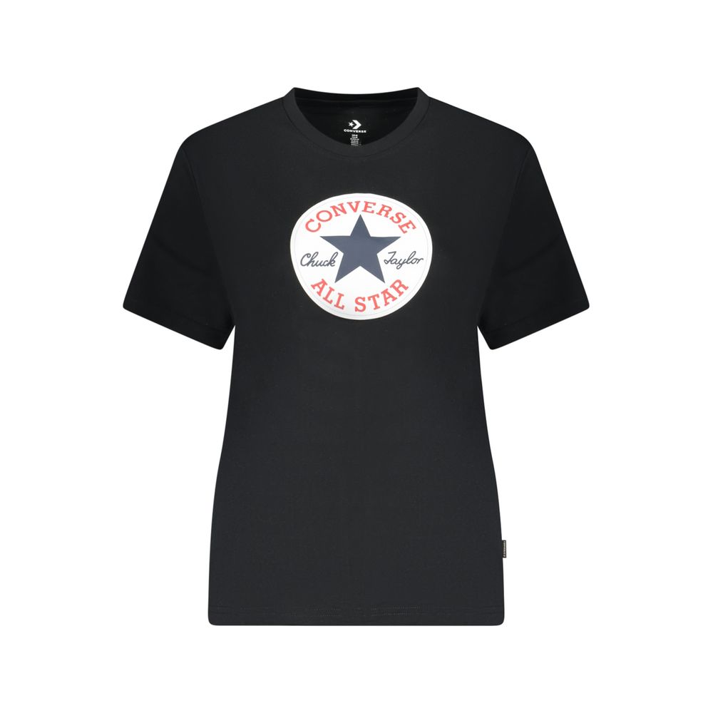 Black Cotton Polo Shirt - ventzia