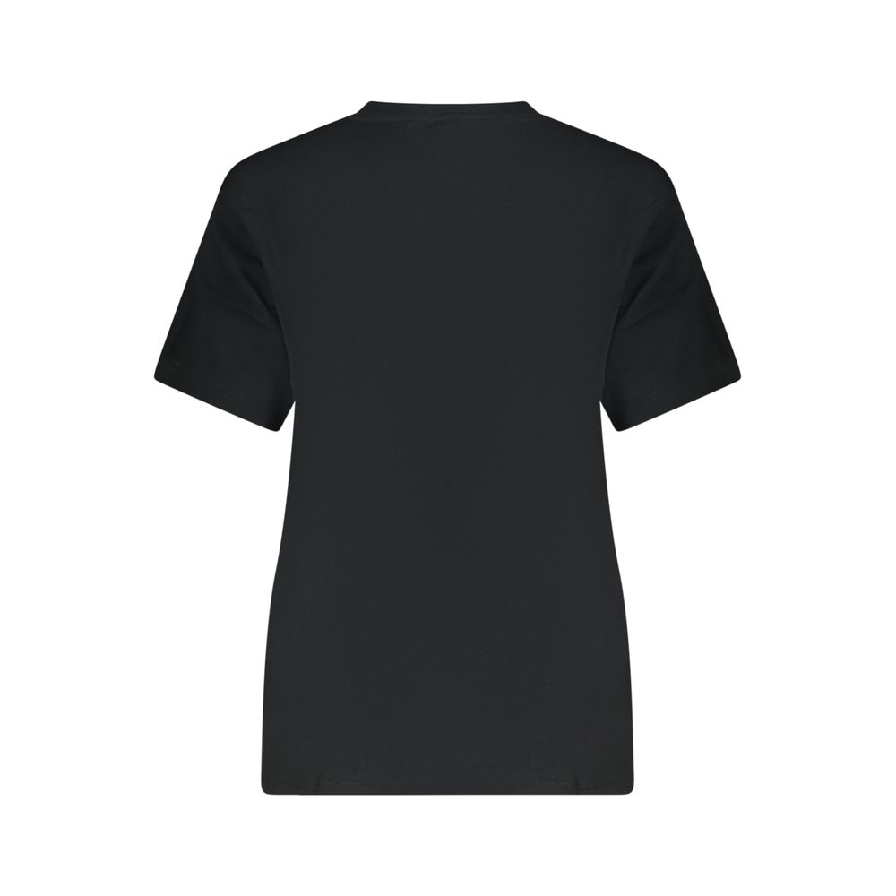 Black Cotton Polo Shirt - ventzia