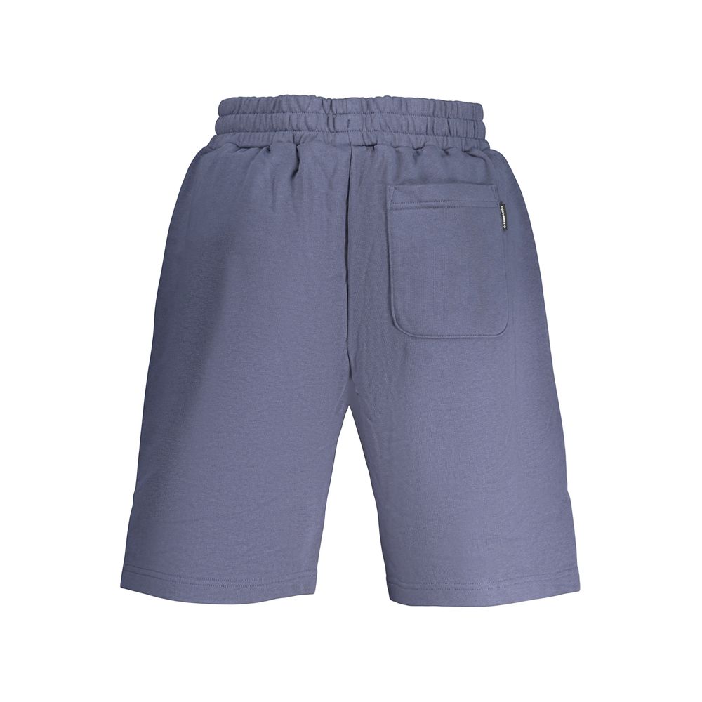 Blue Cotton Shorts - ventzia