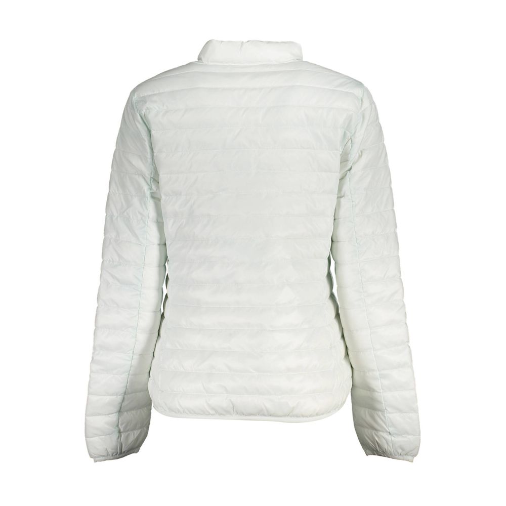 White Polyamide Full-Length Jacket - ventzia