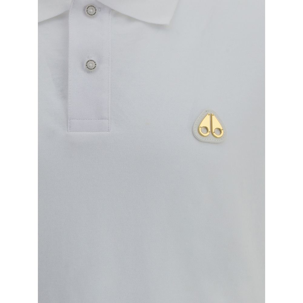 White Cotton Polo Shirt - ventzia
