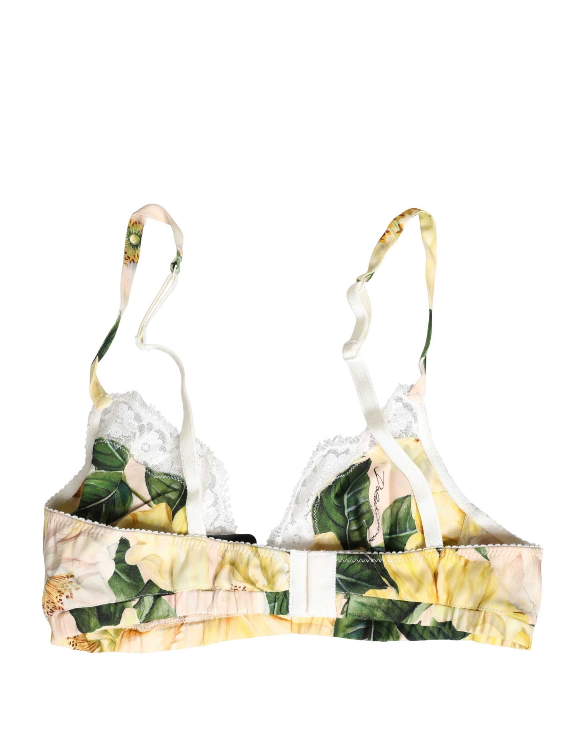 Multicolor Floral Print Soft Cup Bra Underwear - ventzia
