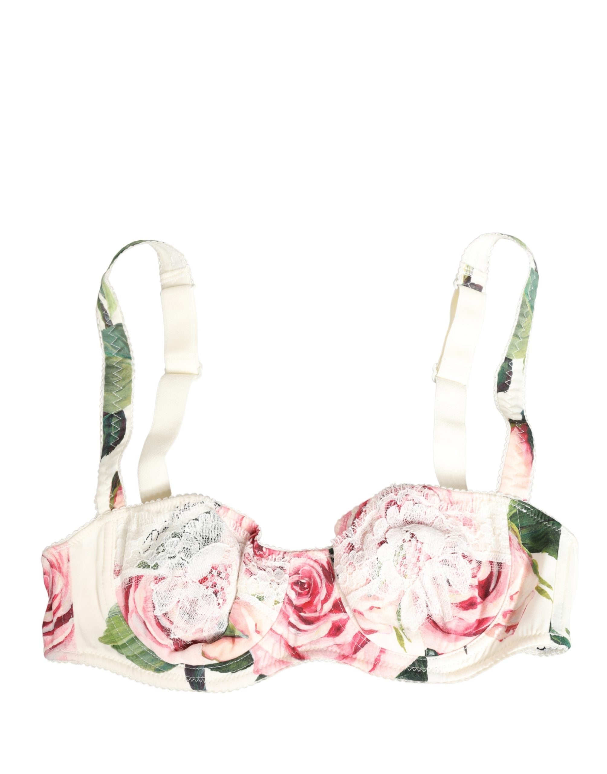 Multicolor Floral Semi-Pad Underwire Underwear - ventzia