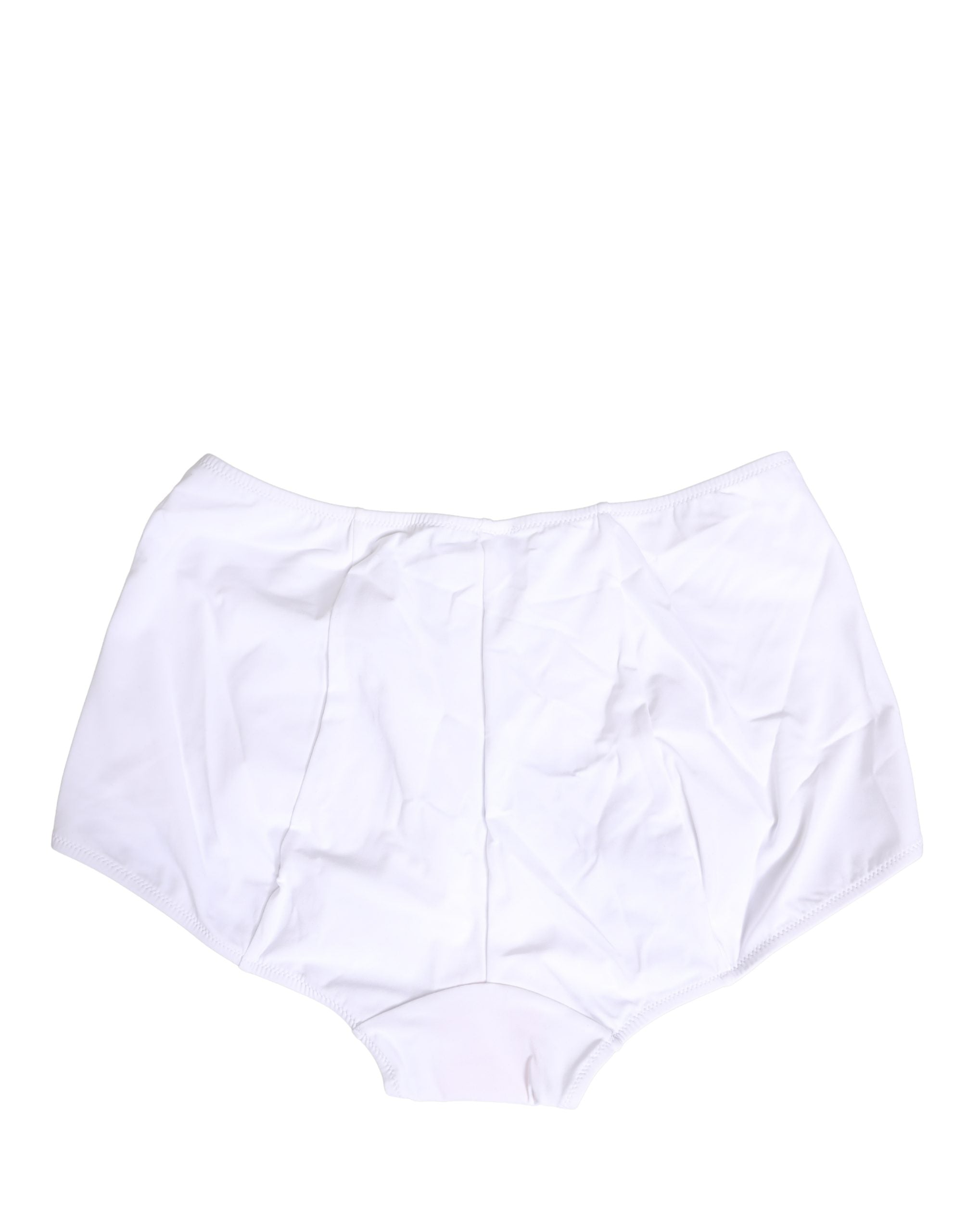 White Halter Top High Waist Bikini Bottom Swimwear - ventzia