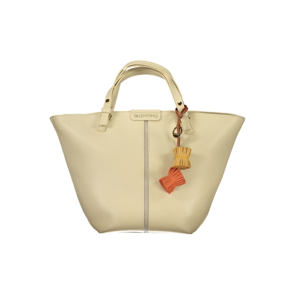 Beige Polyethylene Handbag - ventzia