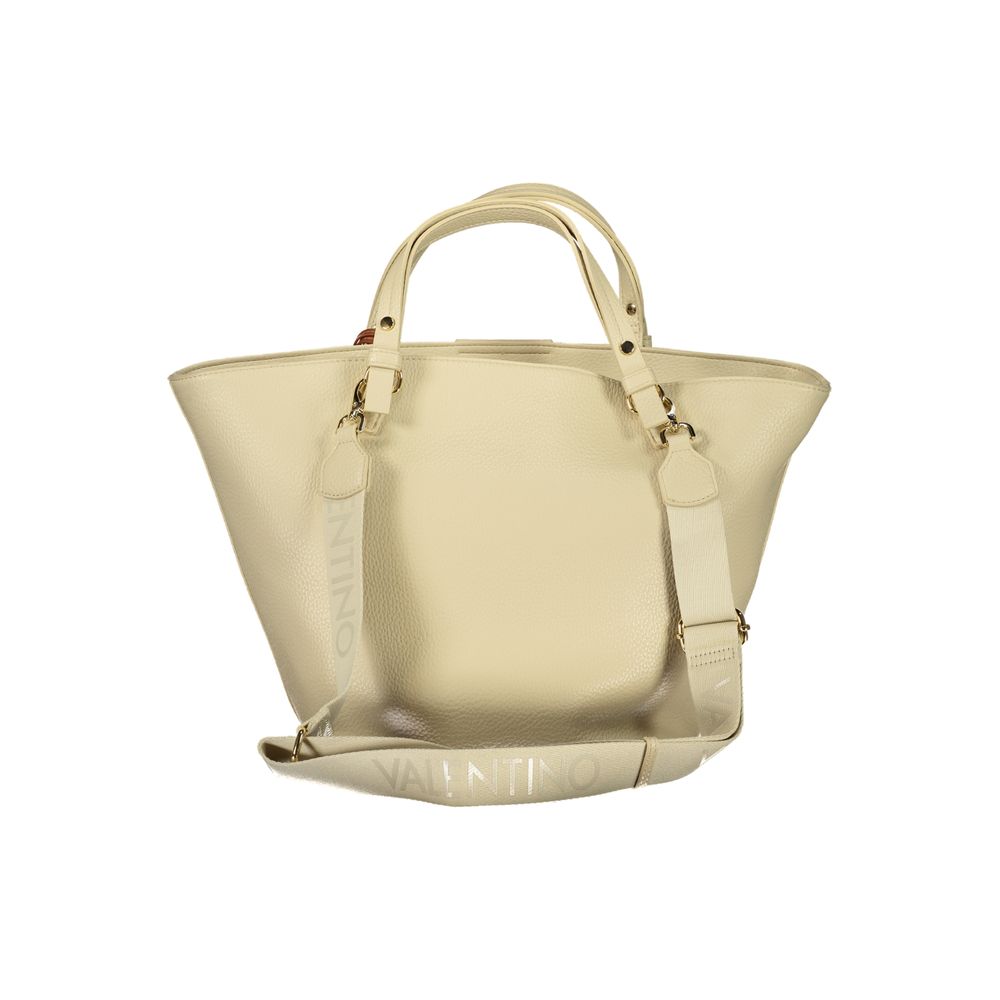 Beige Polyethylene Handbag - ventzia