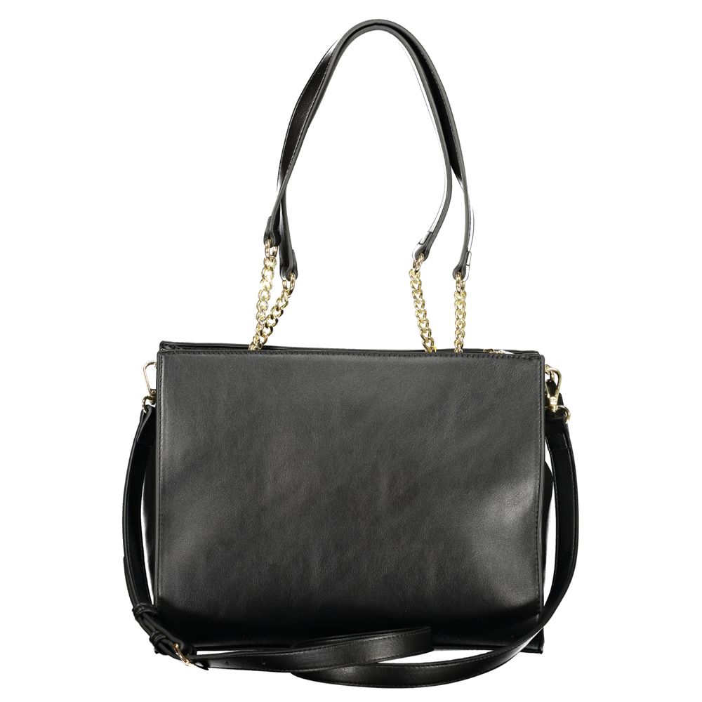 Black Polyethylene Handbag - ventzia