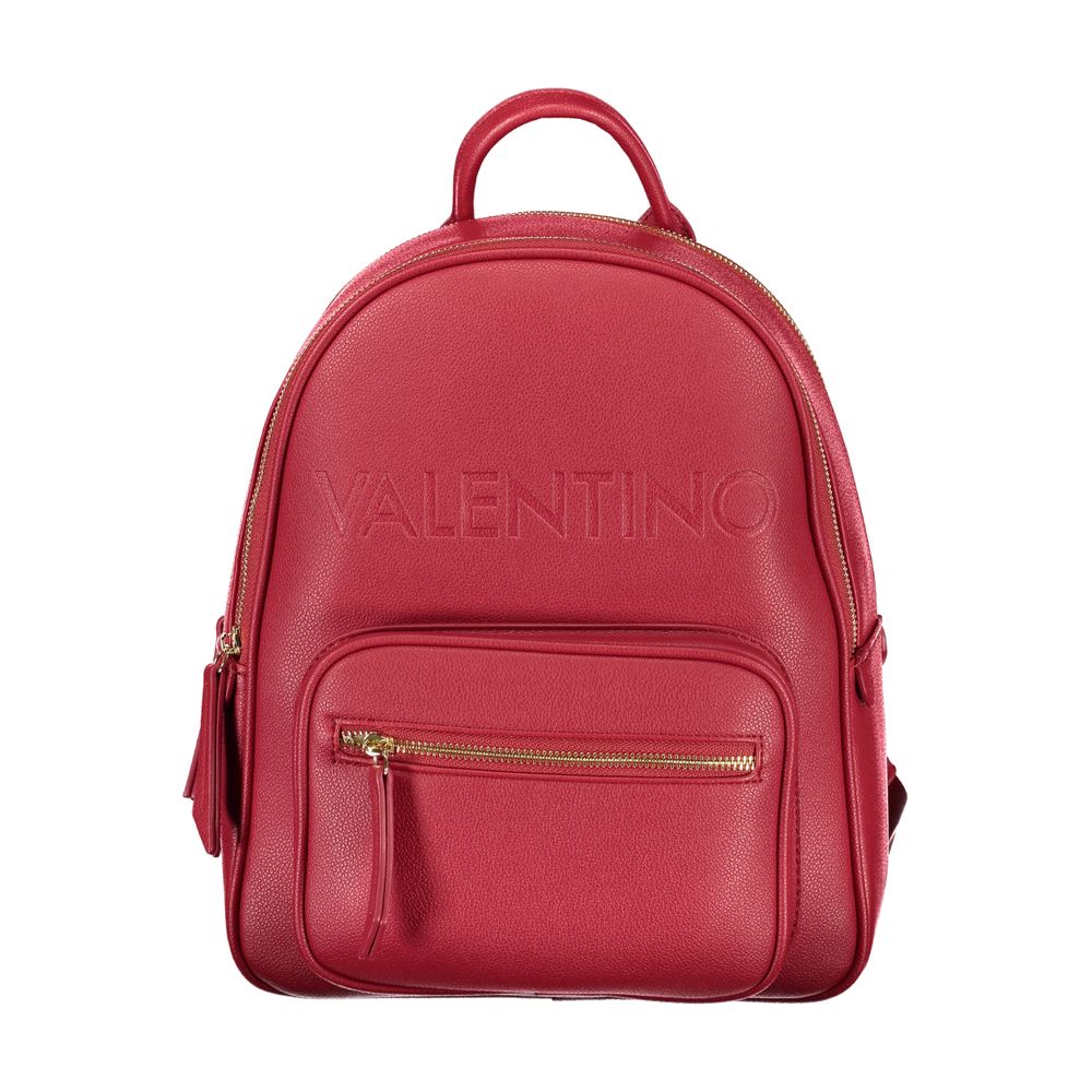 Red Polyethylene Backpack - ventzia