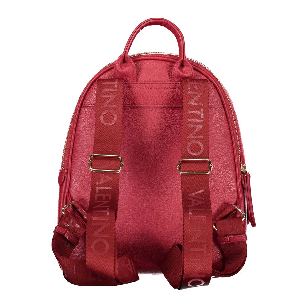Red Polyethylene Backpack - ventzia