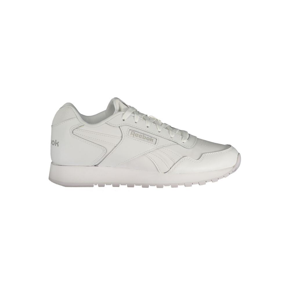 White Polyester Athletic Sneakers - ventzia