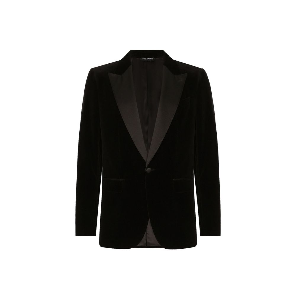 Black Cotton Tuxedo - ventzia