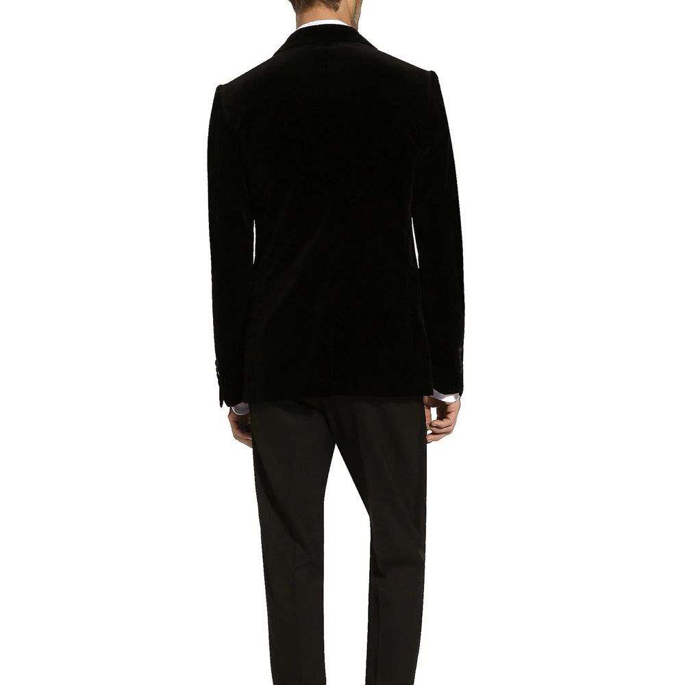 Black Cotton Tuxedo - ventzia