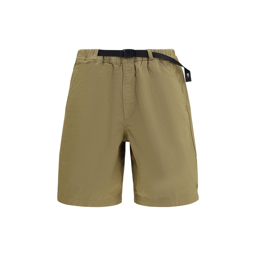 Bicolor Cotton Bermuda Shorts - ventzia