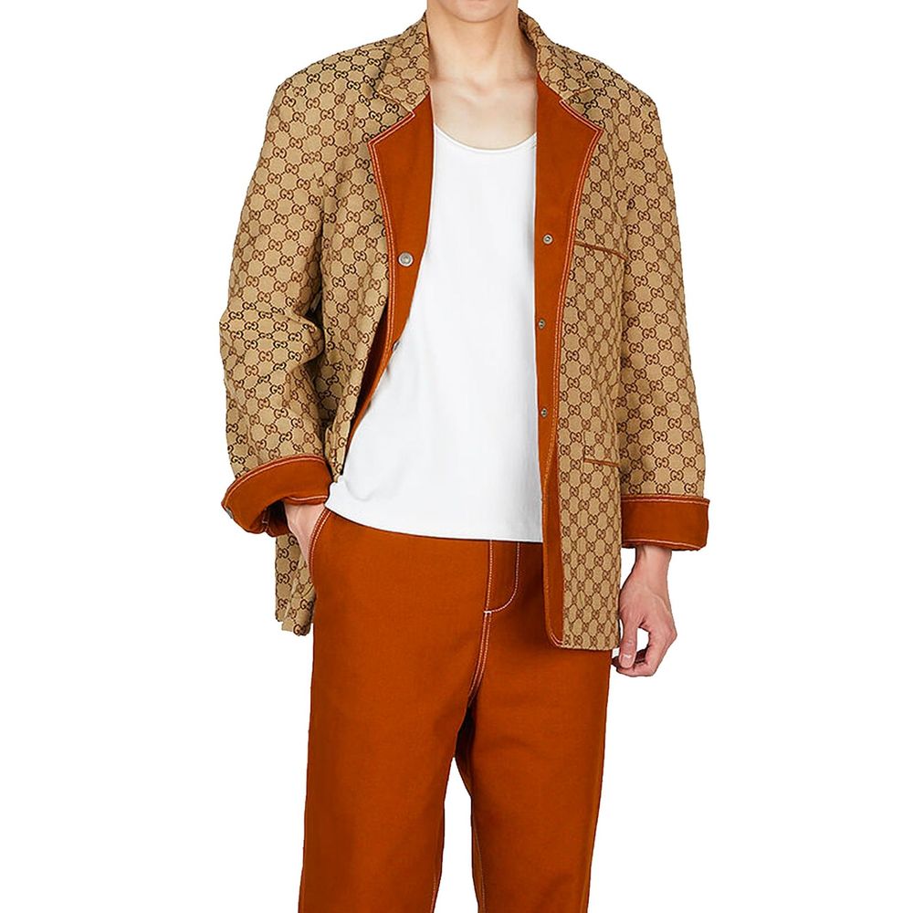 Brown Cotton Coat - ventzia