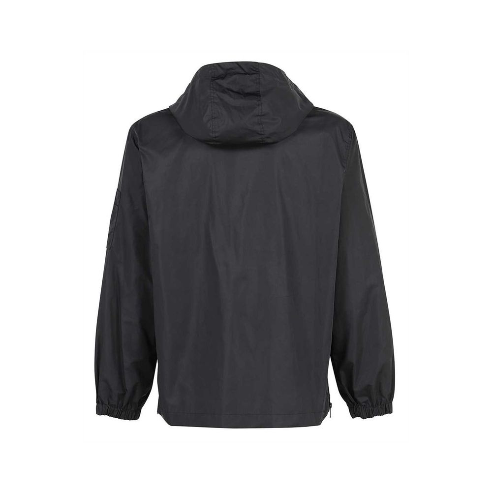 Black Polyamide Shell Jacket - ventzia
