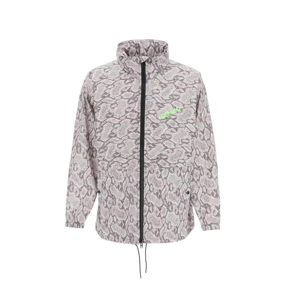 Beige Polyester Shell Jacket - ventzia