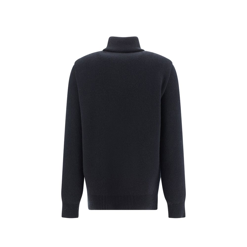 Black Lamb Fur Coat - ventzia