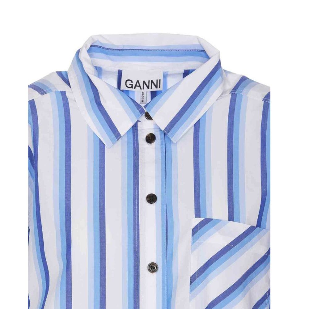 Blue Cotton Blouse