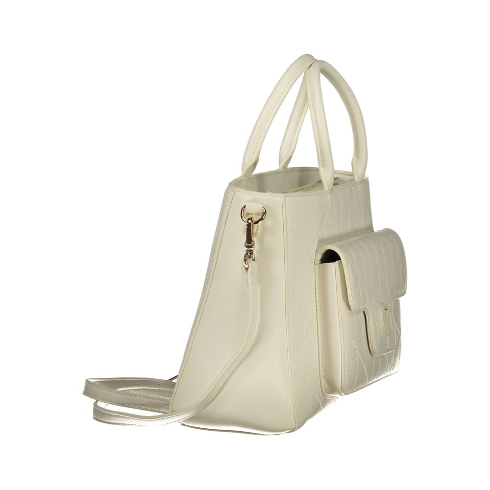 White Polyurethane Women's Bag