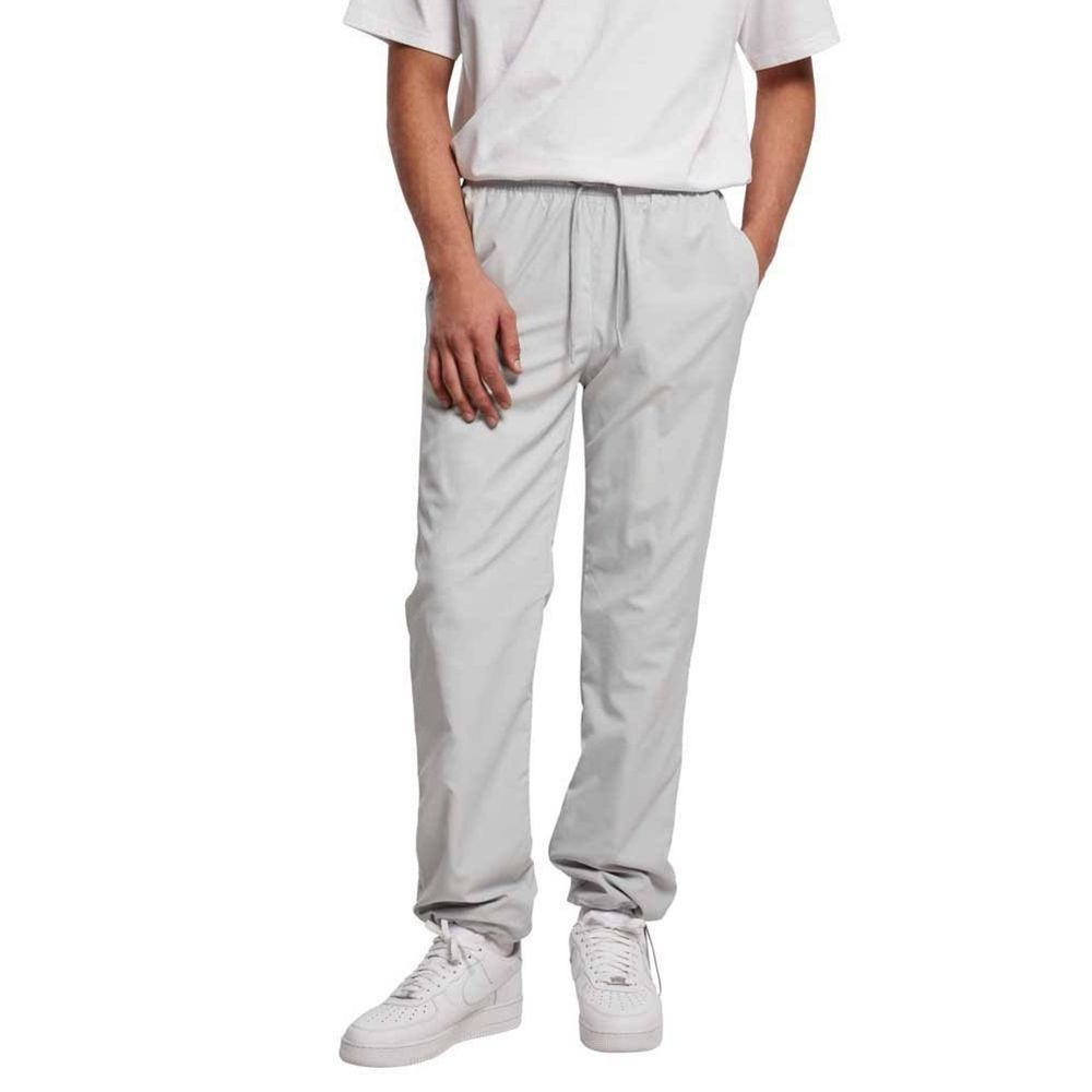 Gray Polyester Athletic Pants