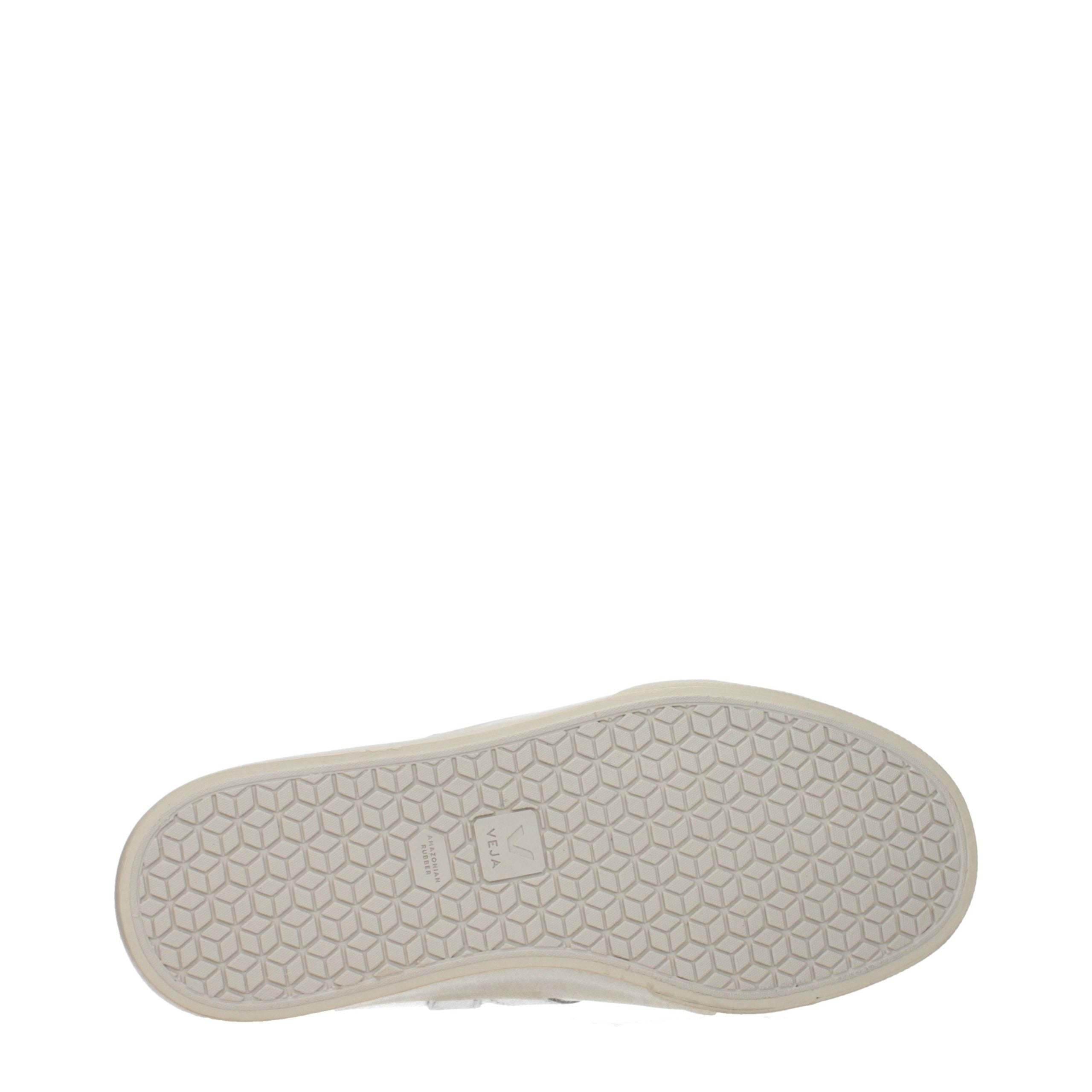 White Leather Low Top Sneakers