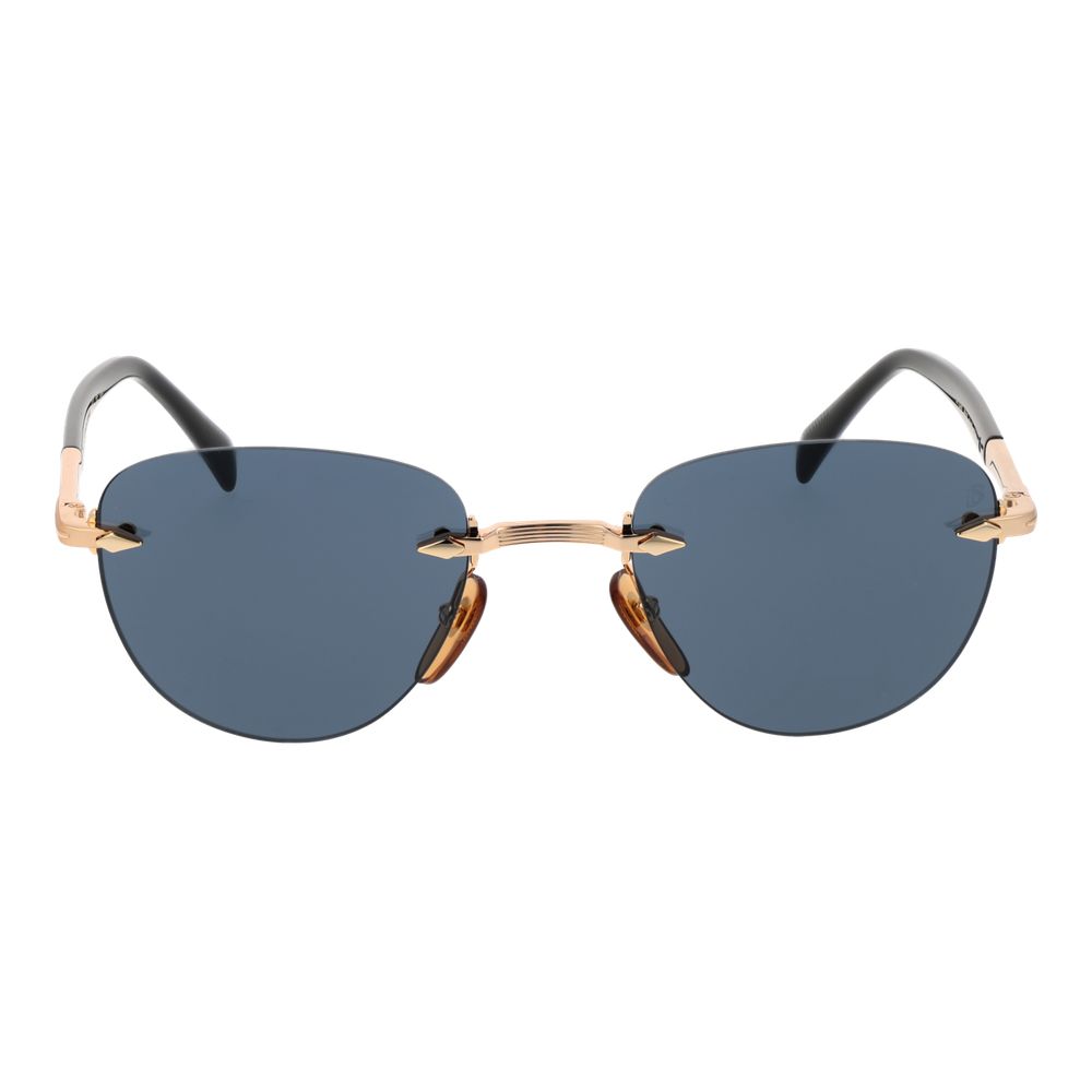 Rose Gold Metal Sunglasses