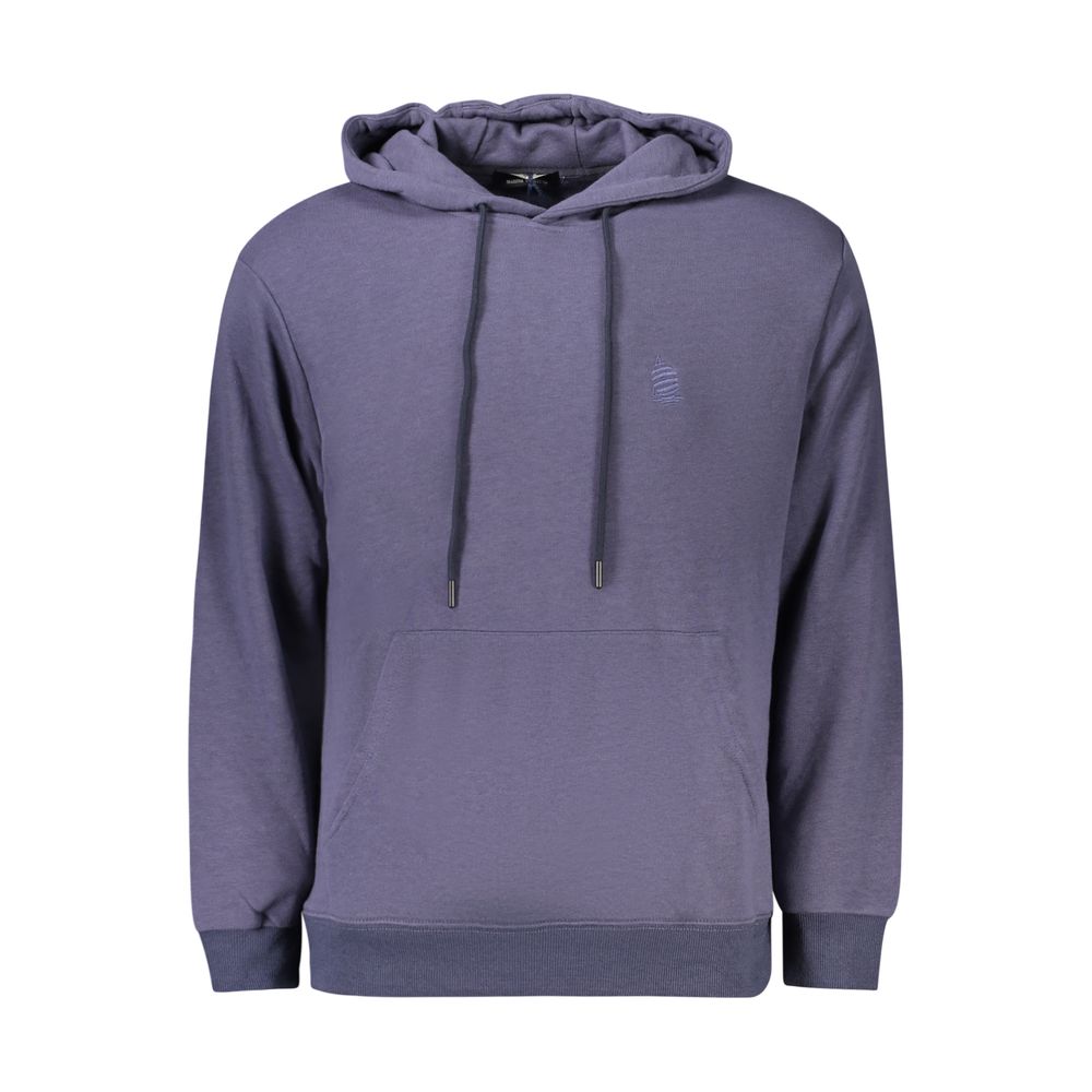 Blue Cotton Men's Sweatshirt