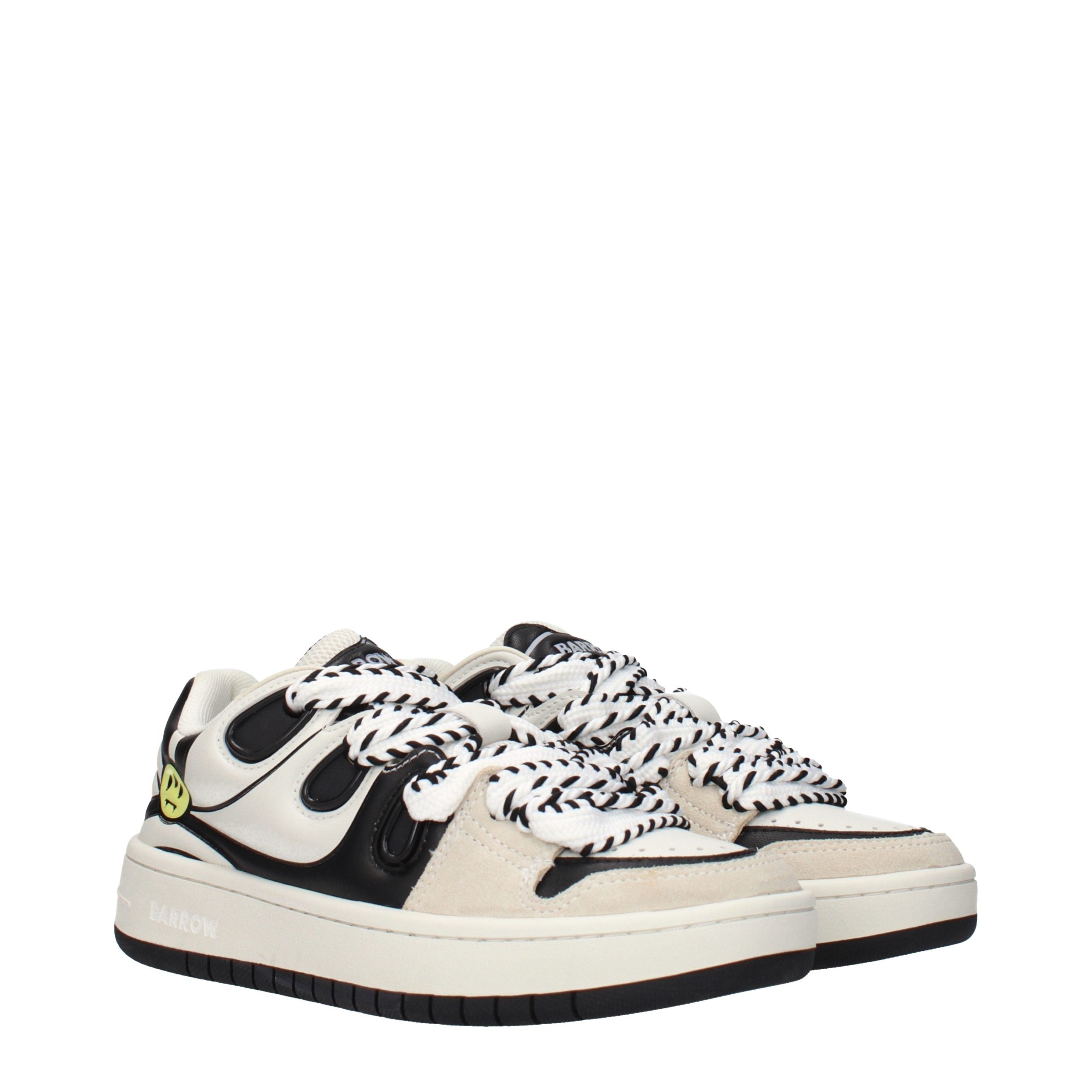 Beige Leather Sneakers