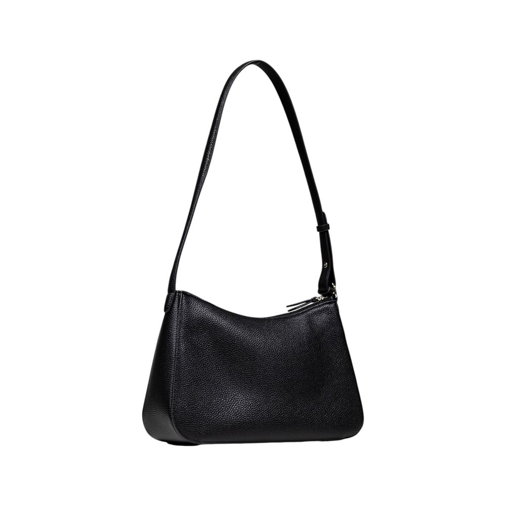 Black Polyester Handbag