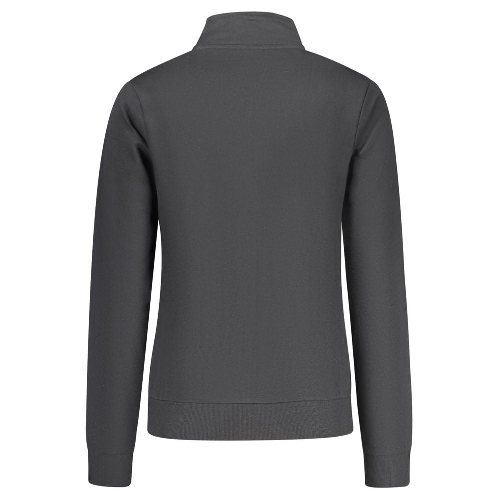 Black Cotton Women's Sweatshirt