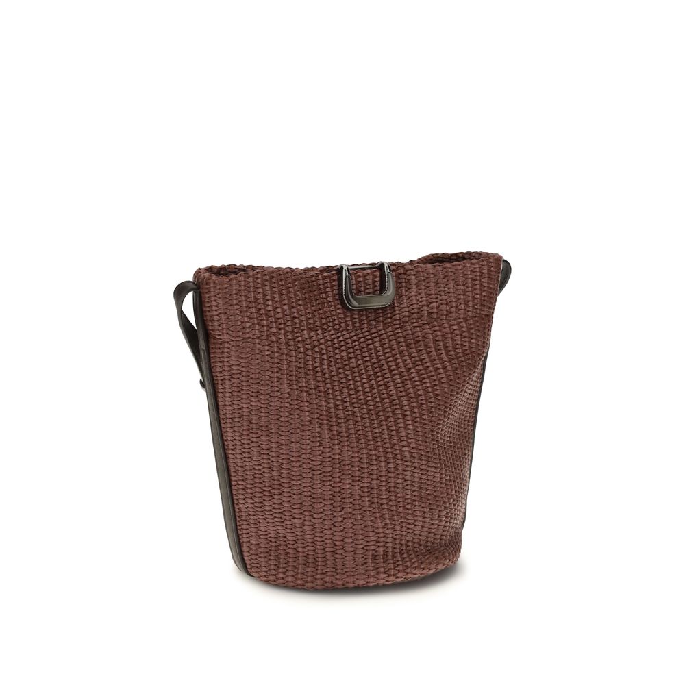Bordeaux Cotton Backet Bag