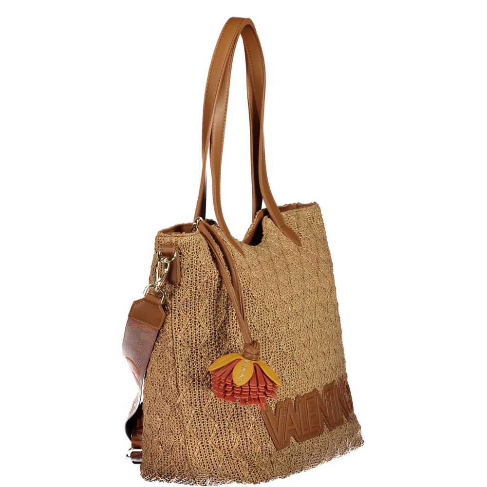 Brown Polietilene Womens Bag