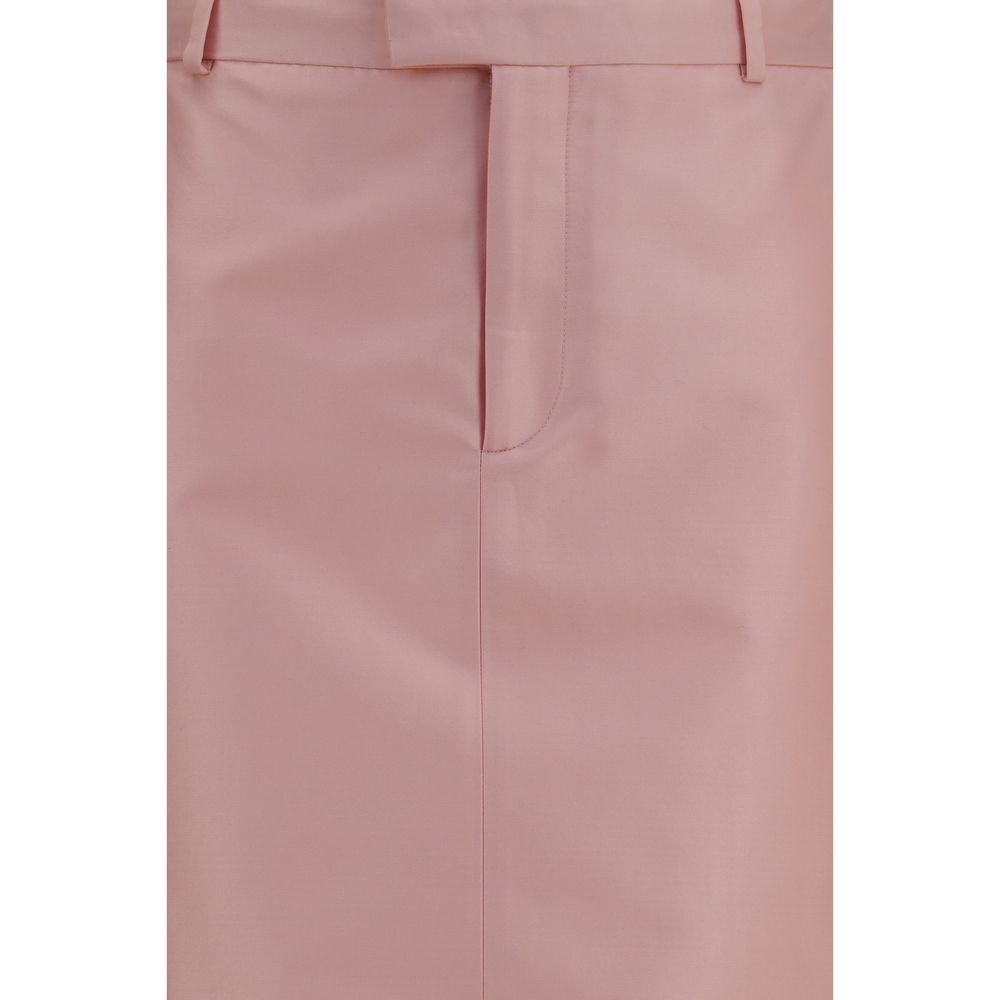 Multicolor Silk Mini Skirt
