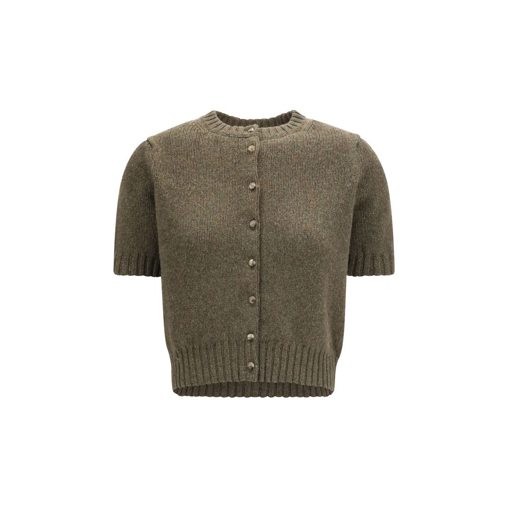 Bicolor Cashmere Cardigan