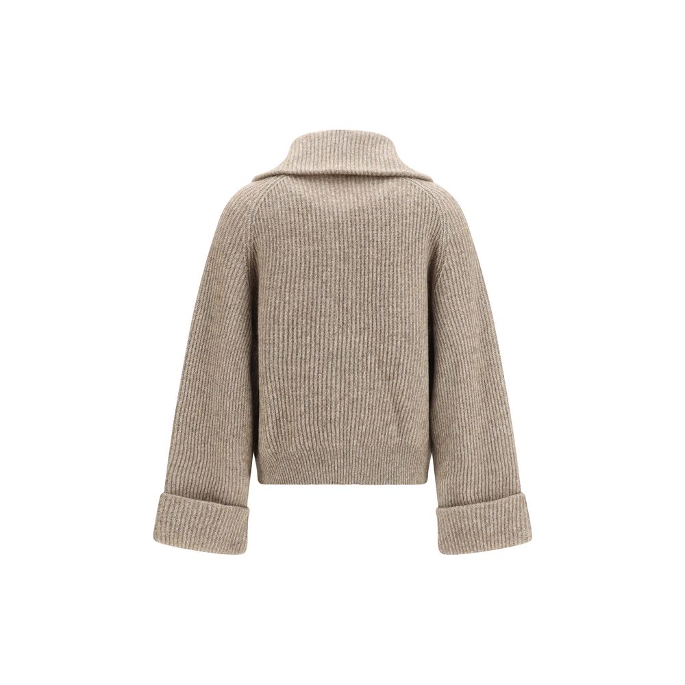 Beige Cashmere Sweatshirt