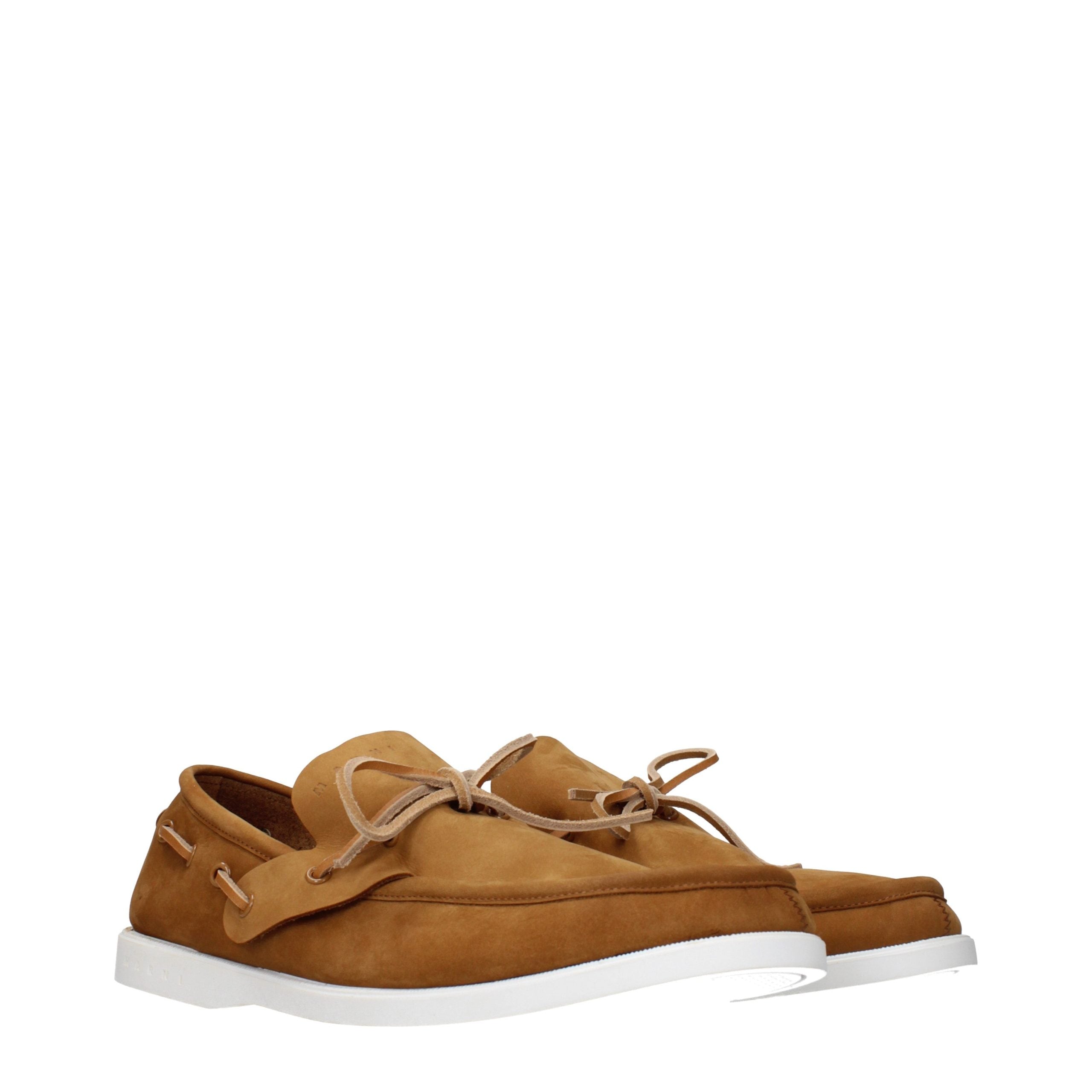 Brown Leather Slip-On Loafers