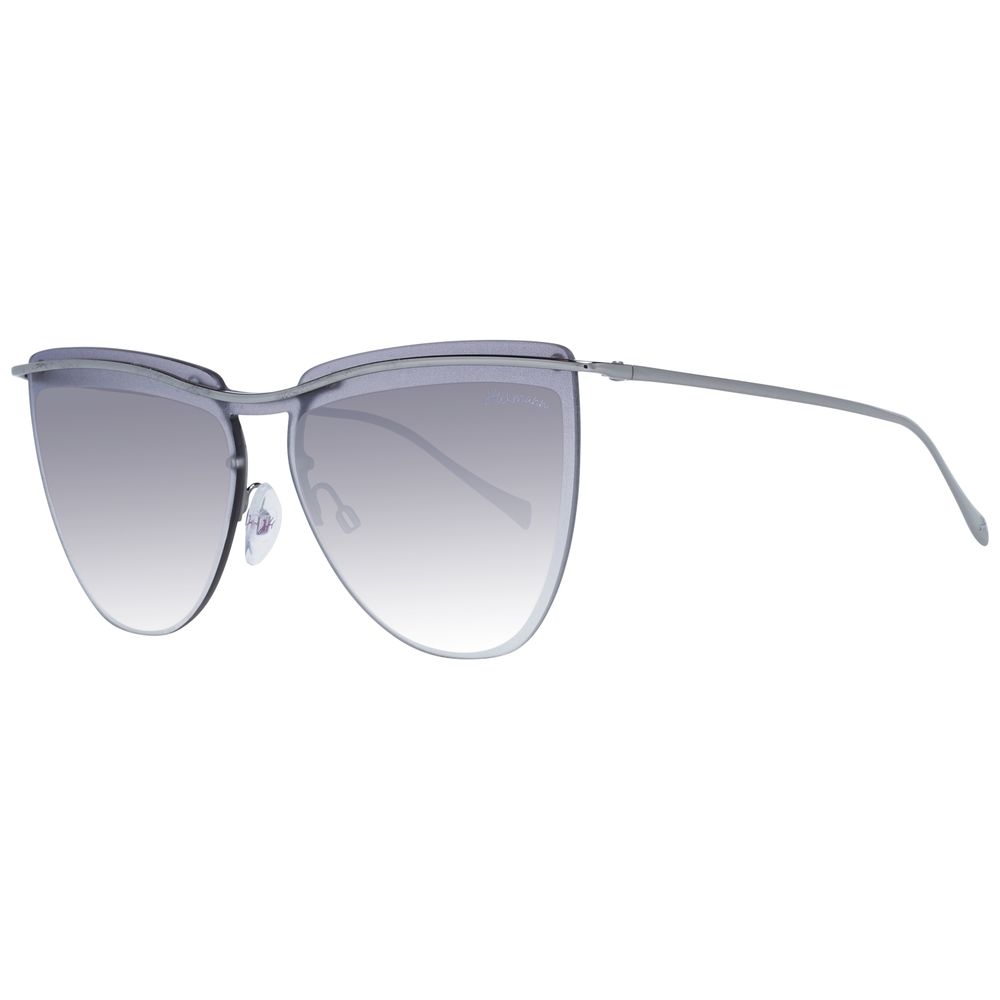 Gray Metal Sunglasses