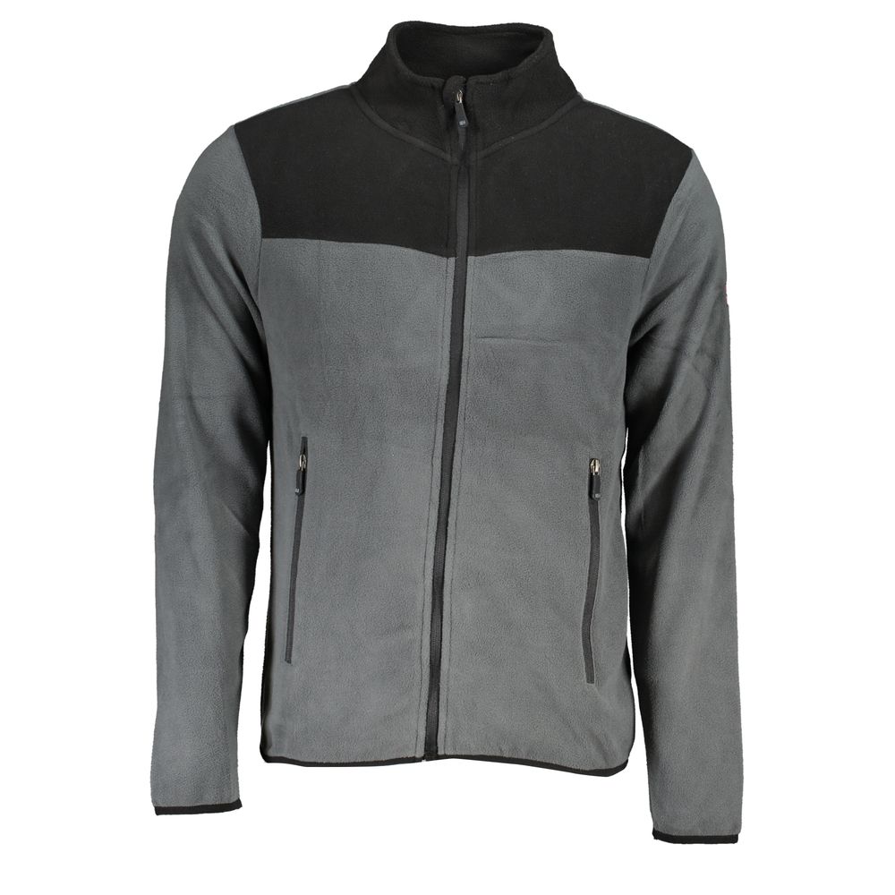 Gray Polyester Men's Sweatshirt