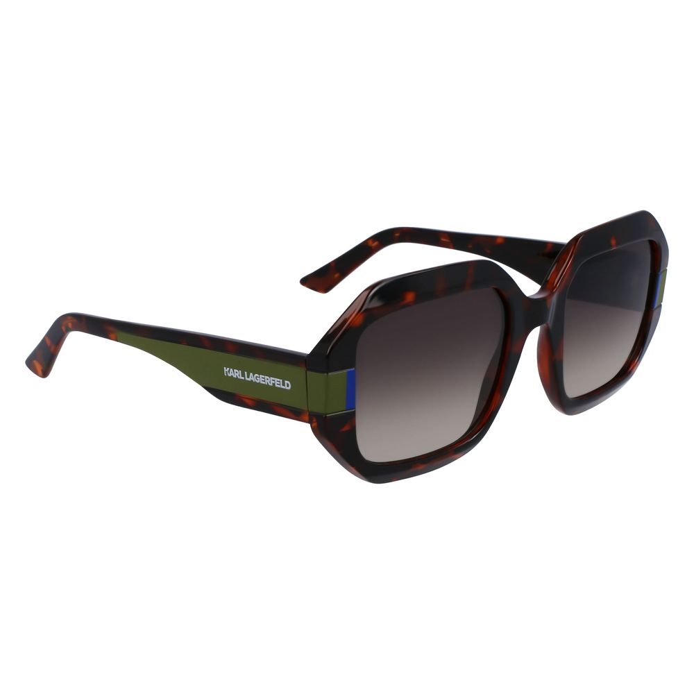 Brown Injected Sunglasses