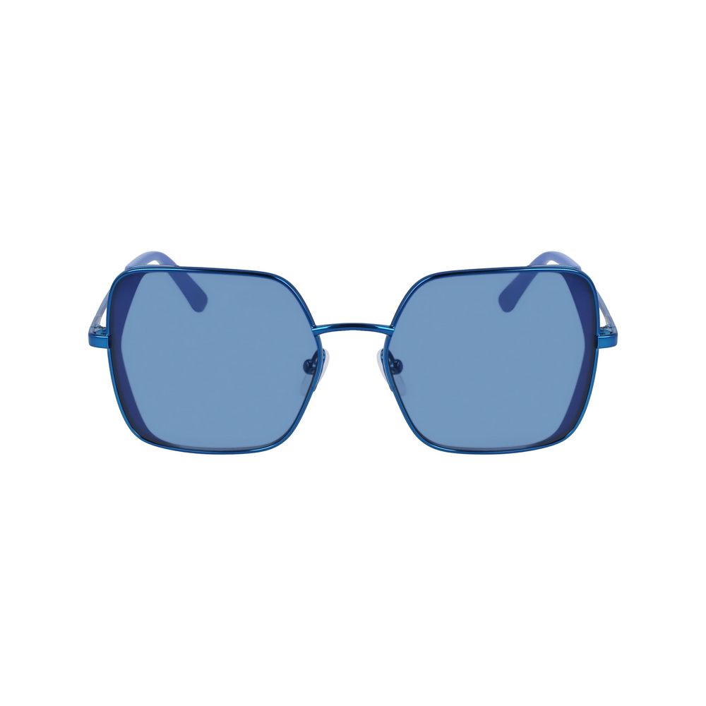 Blue Metal Sunglasses