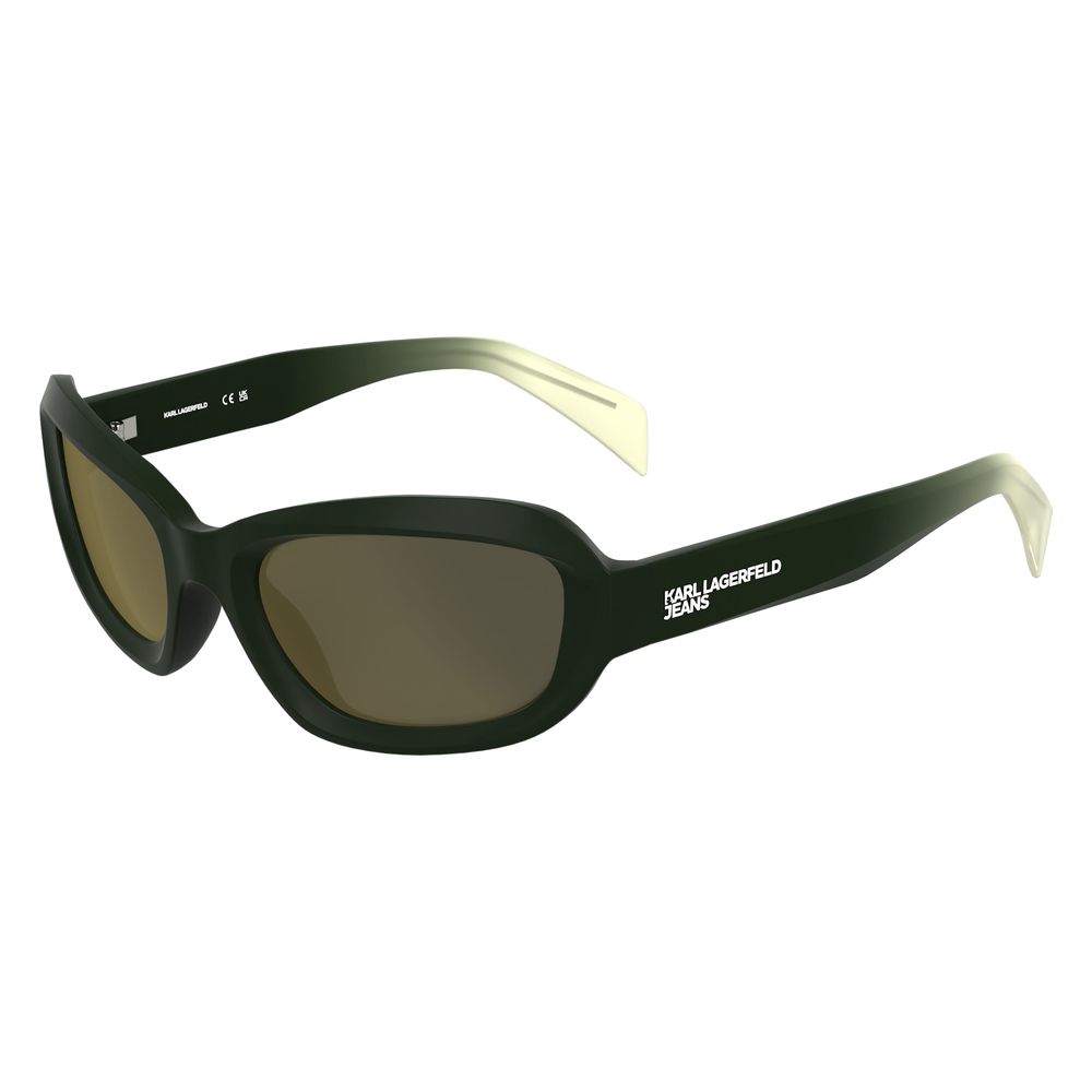 Brown Injected Sunglasses