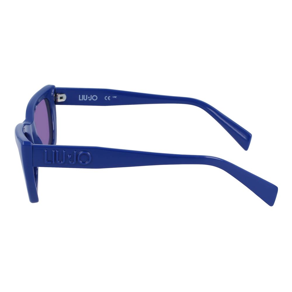 Blue Injected Sunglasses