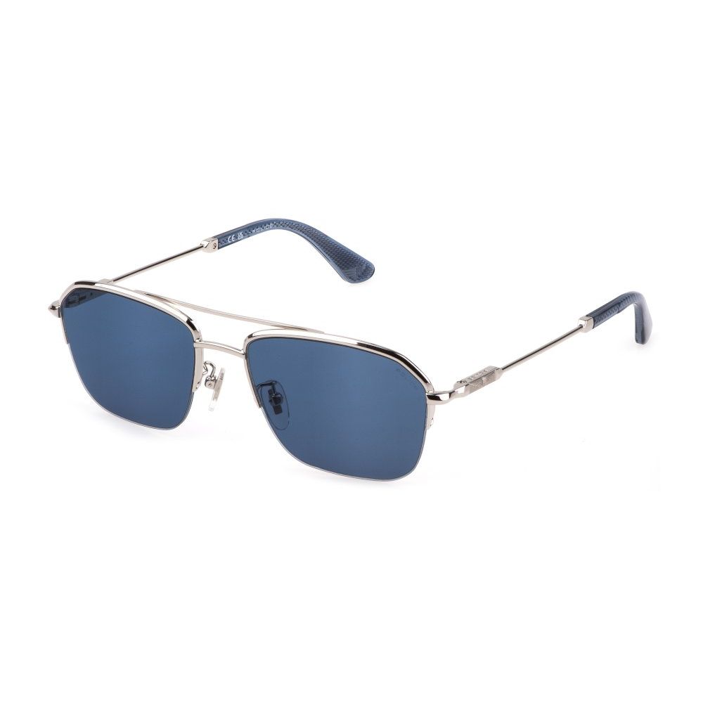 Gray Metal Sunglasses
