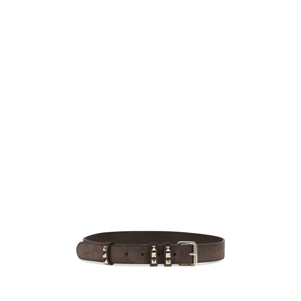 Brown Suede Leather Regular Belt