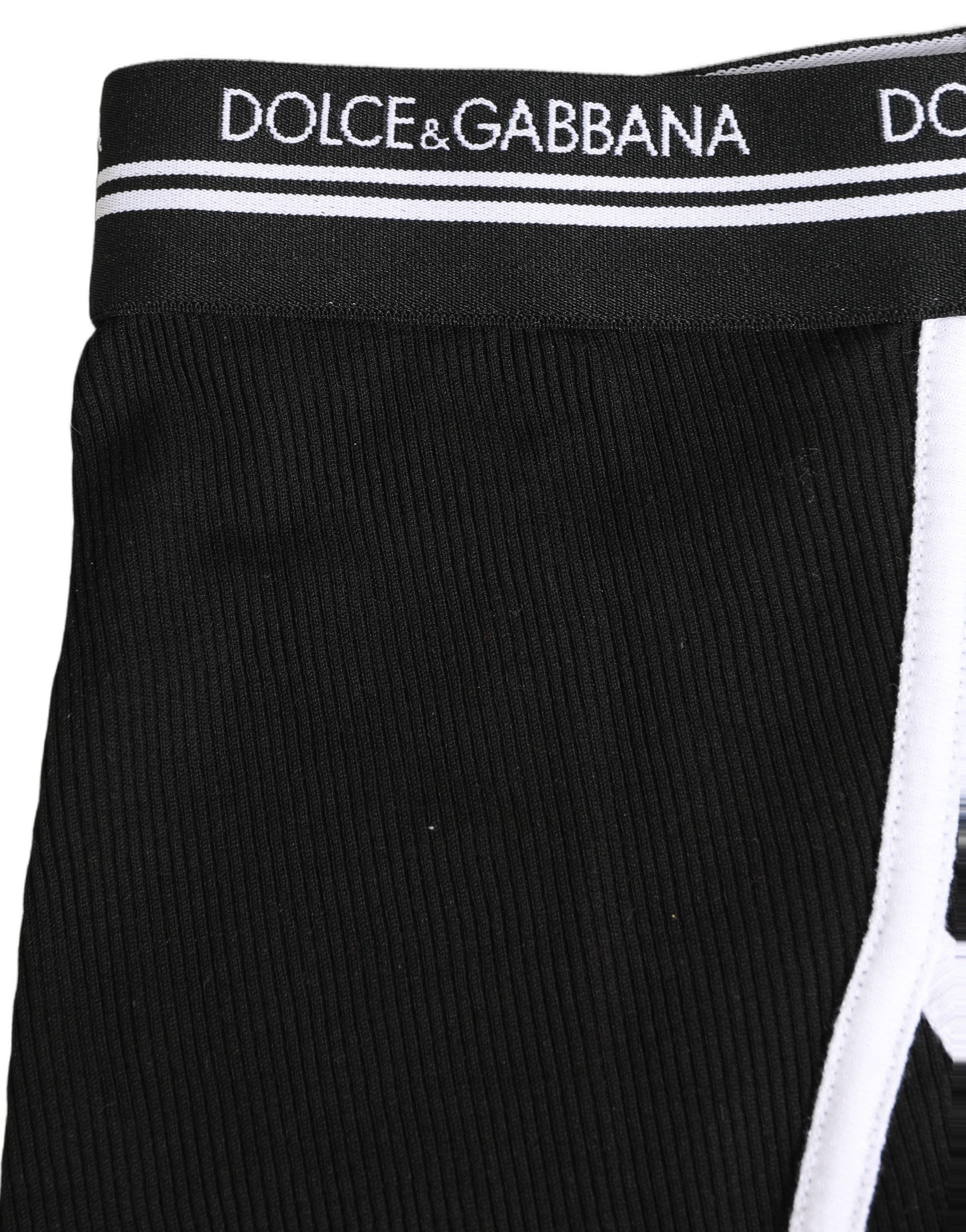 Black White Logo Waistband Coulotte Panty Underwear