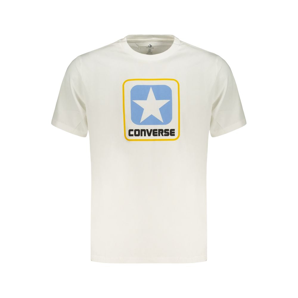 White Cotton Men's T-Shirt