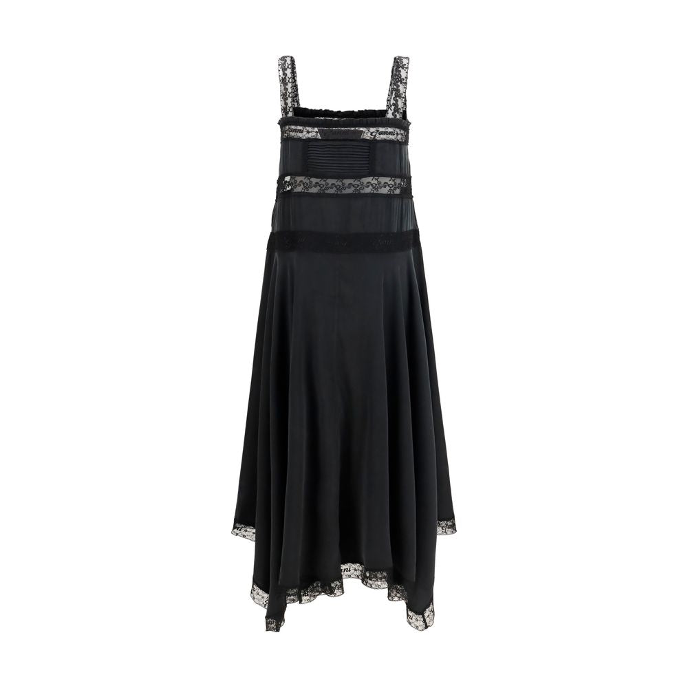 Black Silk Cocktail Dress