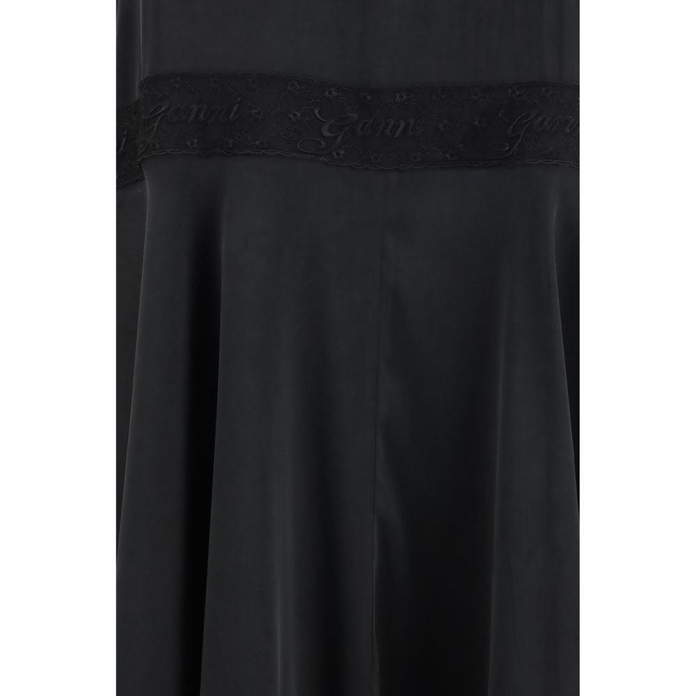 Black Silk Cocktail Dress